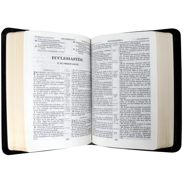 Biblia Rv09 Bolsillo Imitación Piel Negro - Image 3