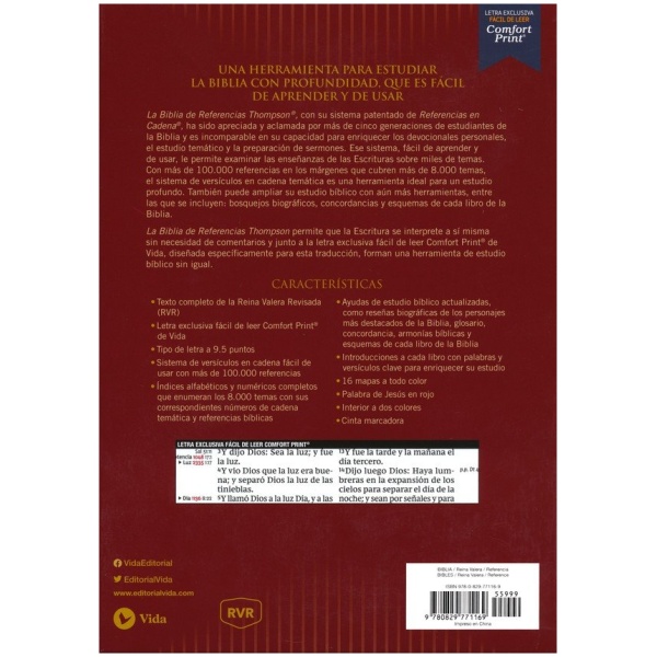 Biblia RVR De Referencia Thompson Café, ampliada y actualizada - Image 4