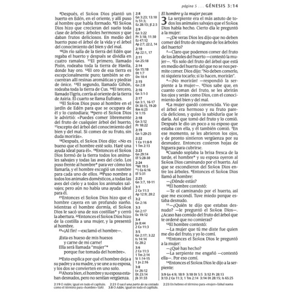 Santa Biblia Ntv Edición Zíper Con Referencias Letra Grande - Image 7