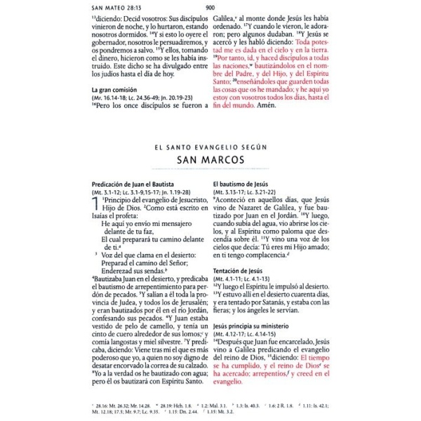 Biblia RVR1960 Letra Grande Manual Símil Piel solapa imán negra - Image 4