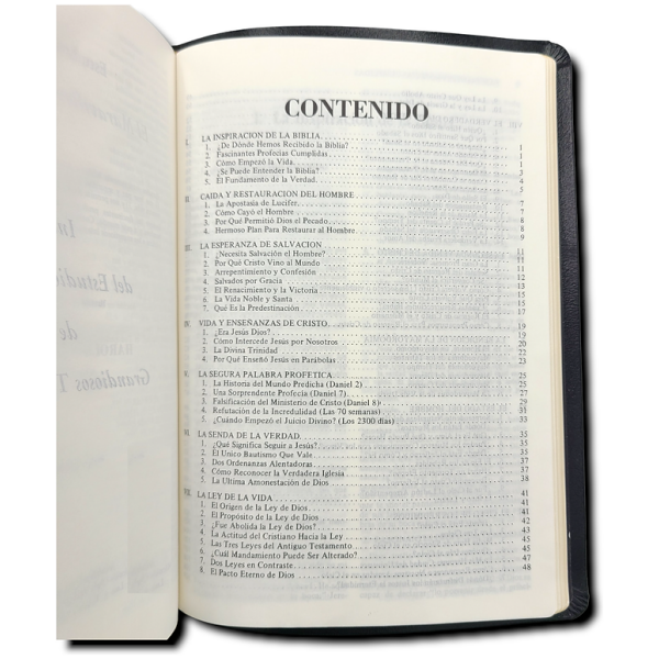 Biblia RV1909/1979 El maravilloso plan de Dios negro 8pt - Image 2