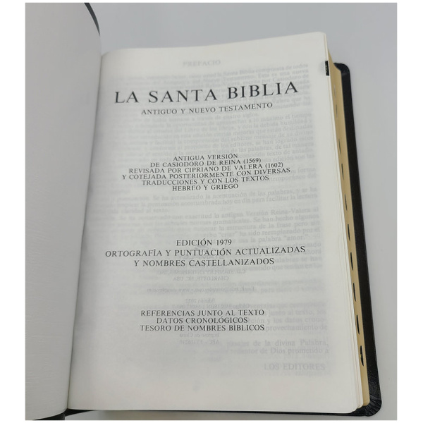 Biblia RV1909/1979 El maravilloso plan de Dios negro 8pt - Image 6