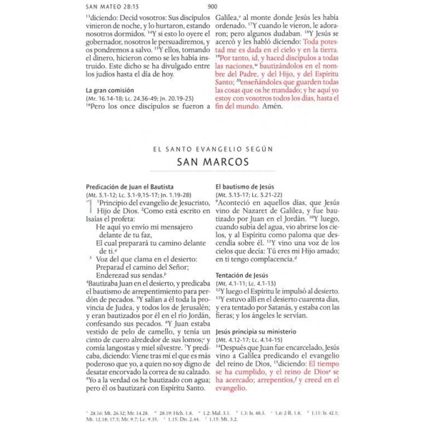 Biblia Reina Valera 1960 Letra Grande. Símil Piel Color Negro, Tamaño Manual - Image 5