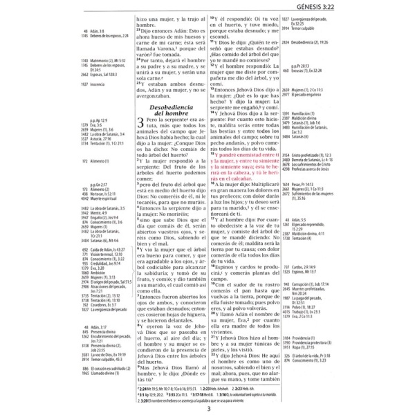 RVR60 Biblia de Referencia Thompson Imitación Piel - Image 3
