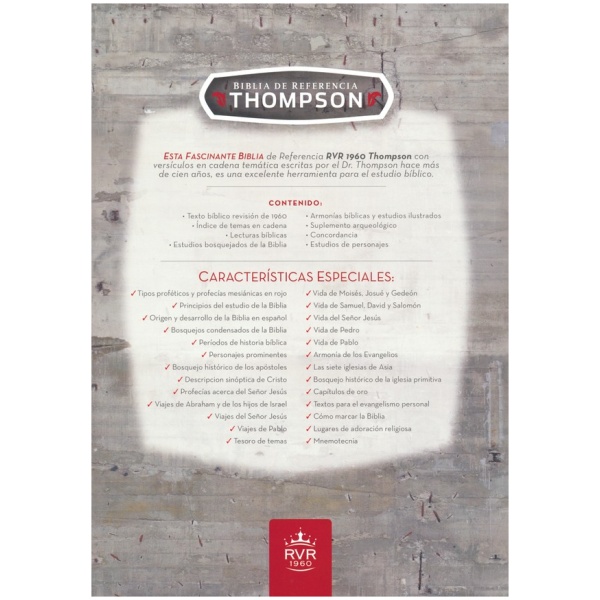 RVR60 Biblia de Referencia Thompson Imitación Piel - Image 8