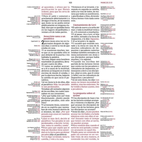 Biblia RVR De Referencia Thompson Azul índice, ampliada y actualizada - Image 3