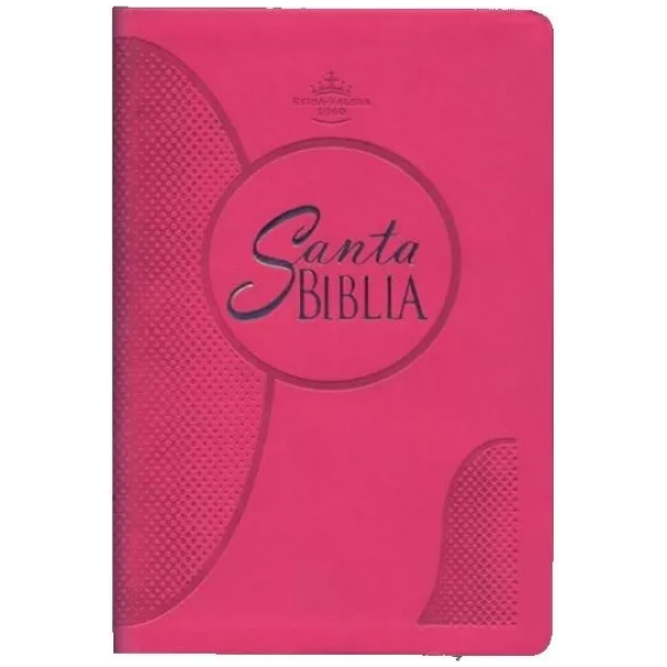 Biblia RVR60 mediana letra grande rosa RVR065cLGPJR