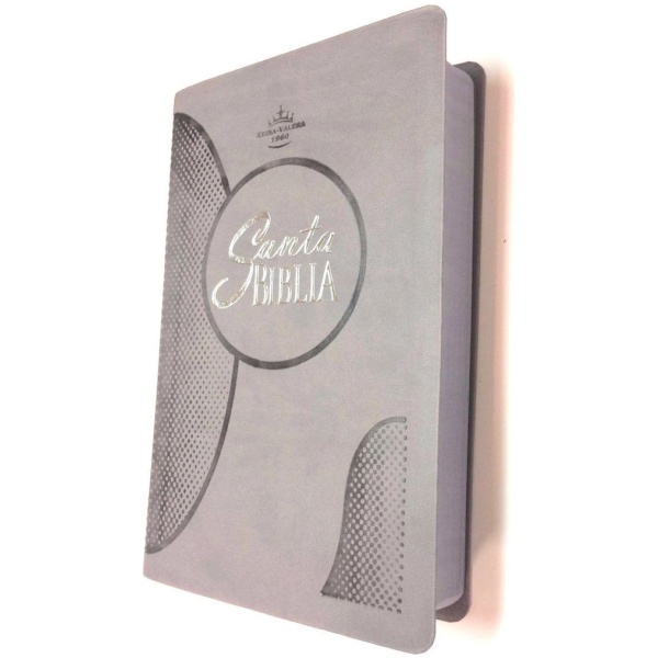 Biblia Reina Valera 1960 Mediana Letra Grande Color Gris - Image 3
