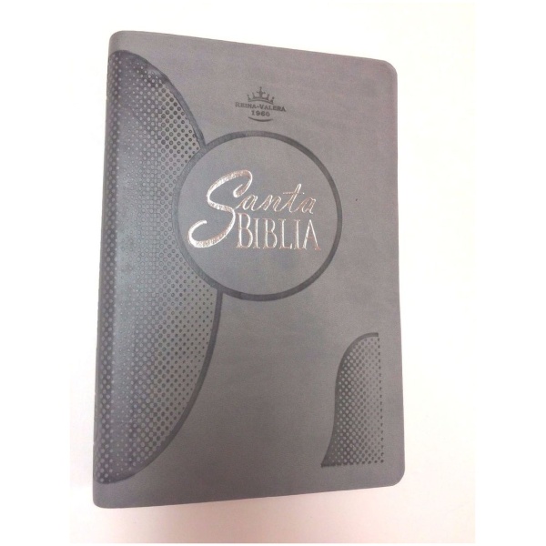 Biblia Reina Valera 1960 Mediana Letra Grande Color Gris - Image 4