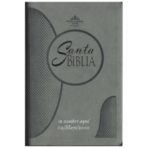 Biblia Reina Valera 1960 Mediana Letra Grande Color Gris