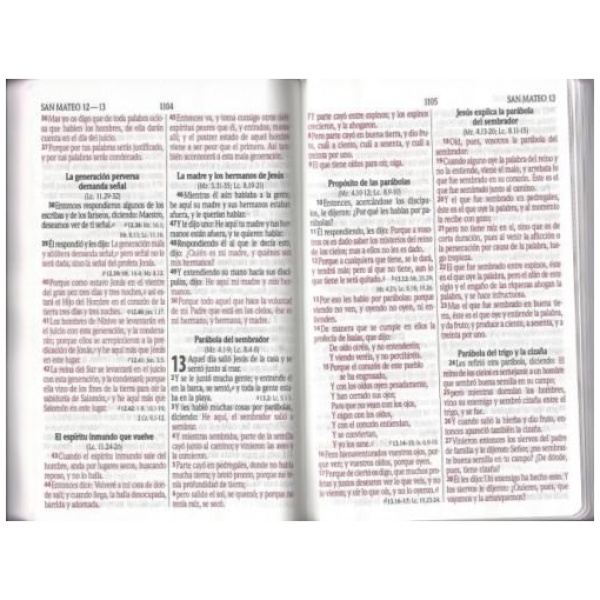 Biblia RVR60 mediana letra grande rosa claro RVR065LGPJR - Image 3