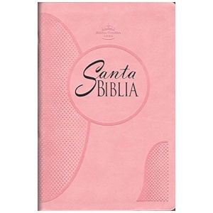 Biblia RVR60 mediana letra grande rosa claro RVR065LGPJR