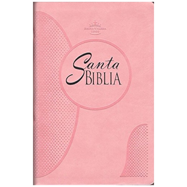 Biblia RVR60 mediana letra grande rosa claro RVR065LGPJR
