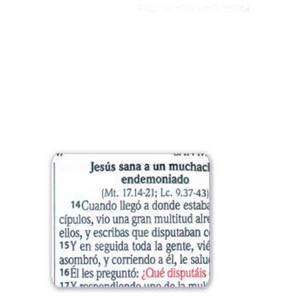 Biblia RVR60 letra gigante Mezclilla con cierre color rosa - Image 2