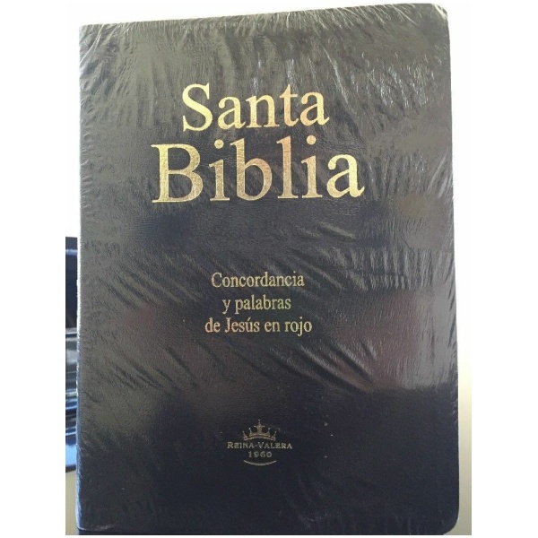 Biblia RVR60 Let Gigante PJR Imit Piel Negra - Image 2