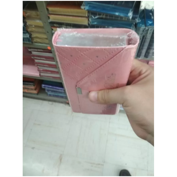 Biblia Rvr1960 Agenda Rosa Claro Con Broche - Image 3