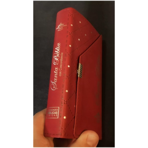 Biblia Rvr1960 Agenda Roja Con Broche