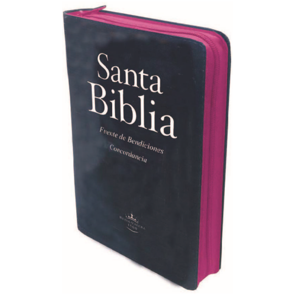 Biblia RVR60 jean Cierre Rosa Fuente de Bendiciones