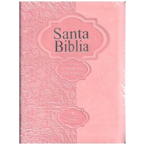 Biblia RV60 chica rosa fuente de bendiciones RVR046CLMFB