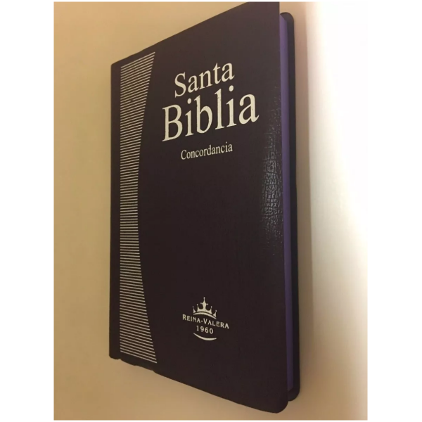 Biblia Económica Manual Rvr1960 Imitación Piel Color Morado - Image 2