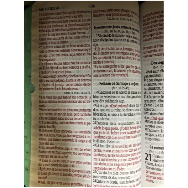 Biblia Letra Grande Jean con Cierre y Concordancia - Image 4