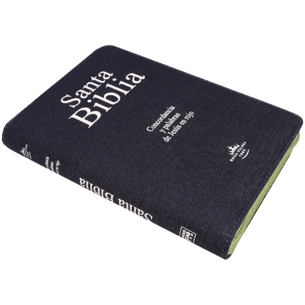 Biblia Letra Grande Jean con Cierre y Concordancia