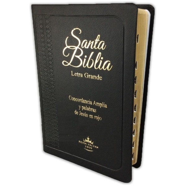 Biblia RVR60 Manual Im Piel Negra Concordancia RVR055CLGPRJE