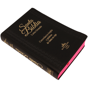 Biblia Letra Grande Concordancia RV1960 manual vinil negro índice