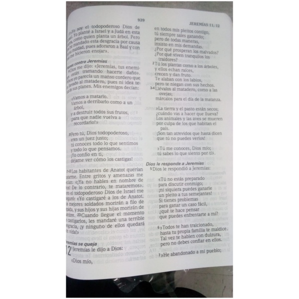 Biblia Grande, Letra Gigante Tla, Imitación Piel Marrón - Image 4