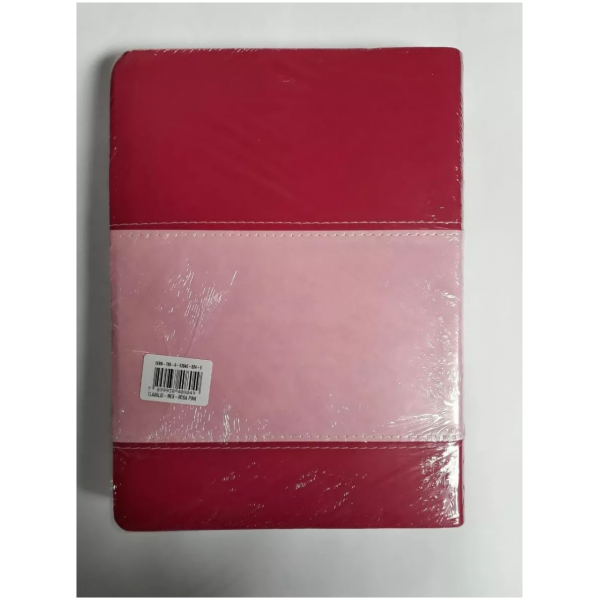 Biblia Grande, Letra Gigante Tla, Imitación Piel Rosa - Image 3