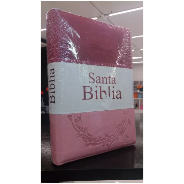 Biblia RVR60 Fucsia Rosa Pastel Cierre índice - Image 2