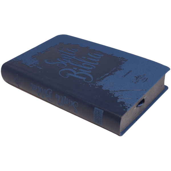 Biblia L Grande Concordancia RV1960 manual im piel azul índice