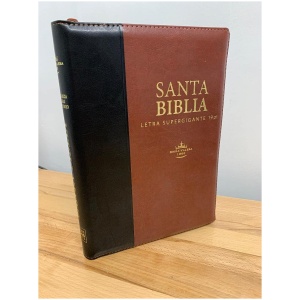 Biblia RVR1960 letra super gigante marron negro/marron cierre19P RVR086cLSGiPJRZTI