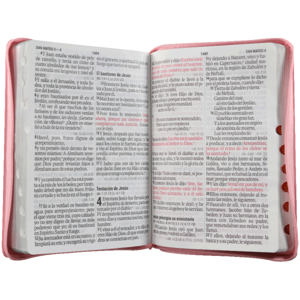Biblia RVR1960 letra super gigante rosa fucsia cierre 19pt RVR086cLSGiPJRZTI - Image 2