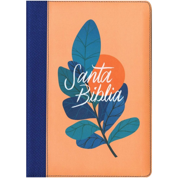 Biblia RVR60 Letra Grande con Cierre Referencias Índice Azul - Image 2
