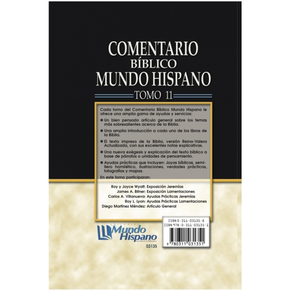 Comentario Biblico Mundo Hispano 11 Jeremías, Lamentaciones - Image 2
