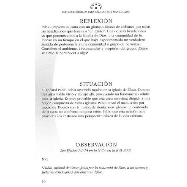 Efesios: Estudios Bíblicos De Max Lucado Para Células - Image 3