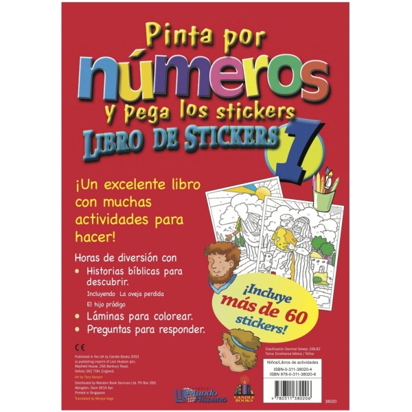 Pinta por números Y pega los stickers 1 - Image 2