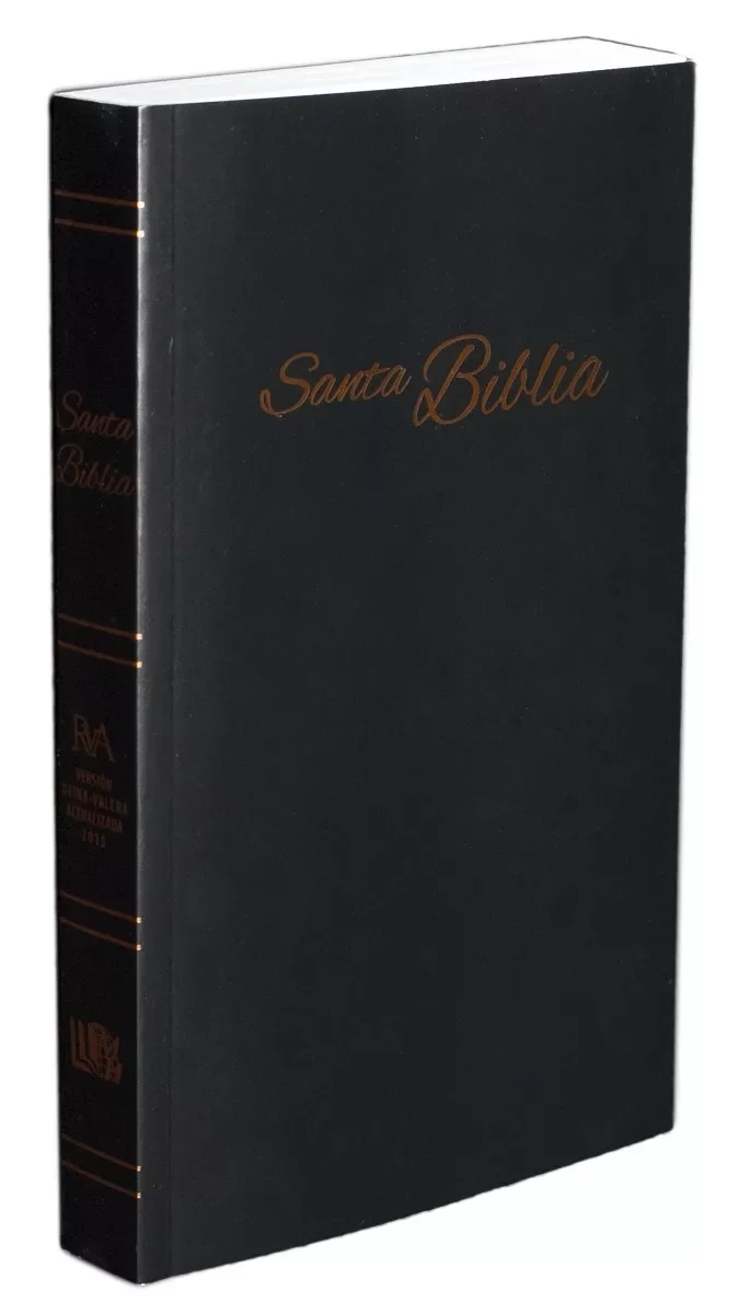 Biblia Rva2015, Rústica, Tapa Blanda, Color Negro