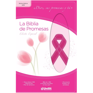 Biblia De Promesas, Reina Valera 1960, Piel Rosa Y Fucsia