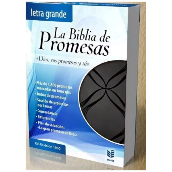 Biblia De Promesas/ Promise Bible: Piel Especial Negro/ Delu
