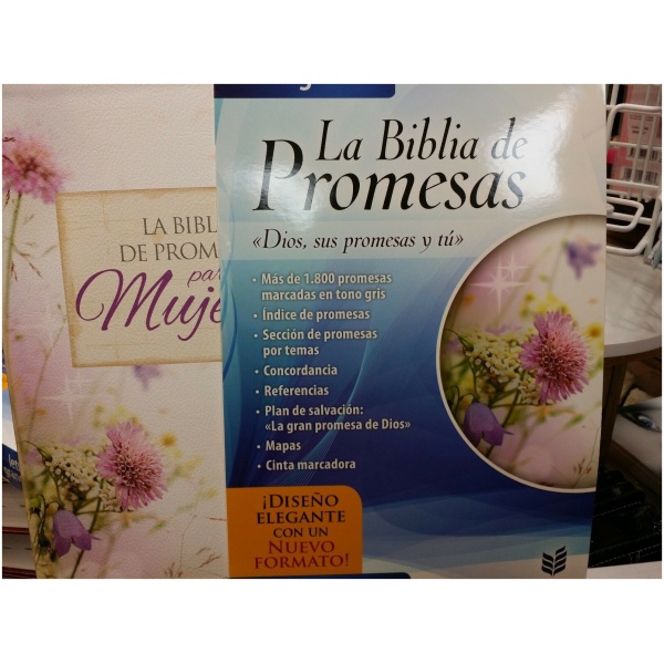 Biblia Promesas P/mujeres, Reina Valera 1960, Blanco Floral - Image 2