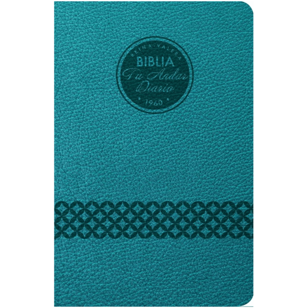 Biblia Tu Andar Diario, Rvr1960, Piel Especial, Azul