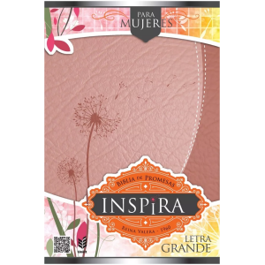 Biblia De Promesas Inspira, Con Indice, Piel Especial Rosa