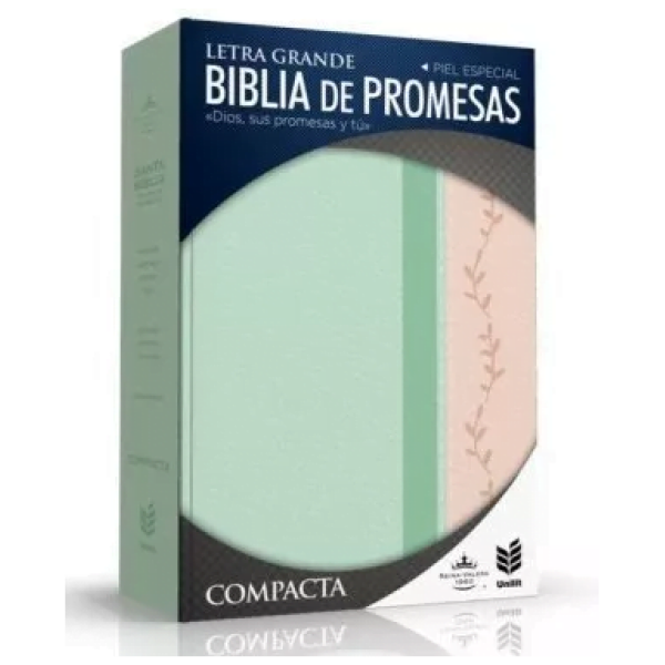 Biblia De Promesas Compacta Rvr1960 Vintage, Índice Y Cierre
