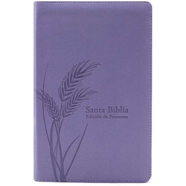 Biblia de Promesas RV1960 Manual Letra Grande Cierre Lavanda