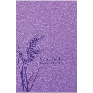 RVR60 Biblia de Promesas Tamaño Manual Edición Lavanda con Cierre