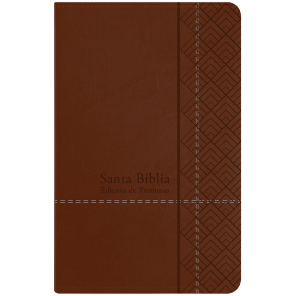 Biblia RVR1960 de Promesas Manual Café Cierre 12pt
