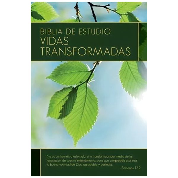 Biblia De Estudio Vidas Transformadas, Rvr1960, Tapa Dura
