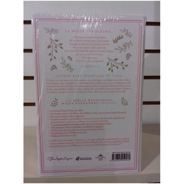 Biblia devocional Mujer Verdadera RVR60 Tapa Dura - Image 6